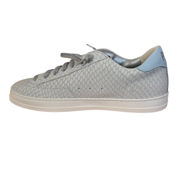 P448 John low top sneaker in margot with lace-up style glittery laces women's 40 - Picture 3 of 14